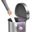 Simplehuman 45L Semi-Round Sensor Bin, Brushed Stainless Steel