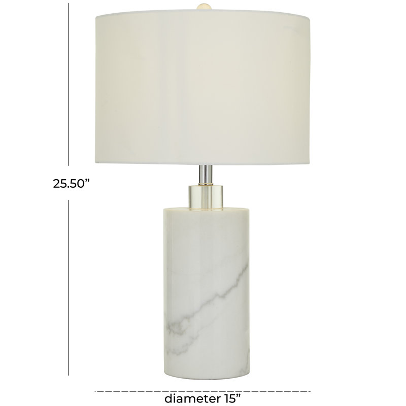 Oppelo Marble Buffet Lamp, White
