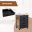 Verbrande 5 Drawer Chest