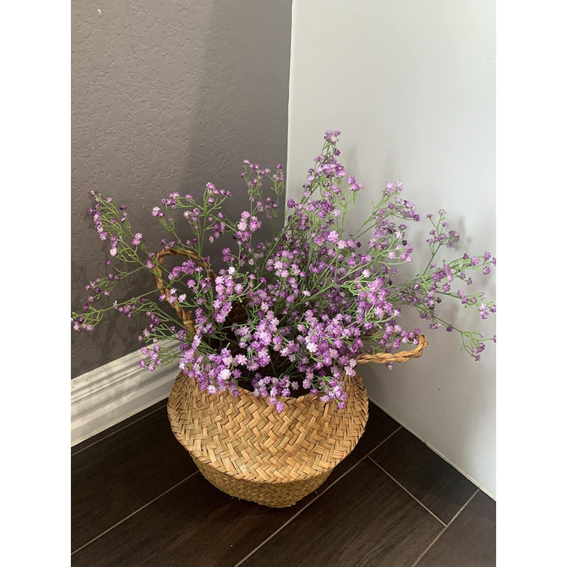 15 fleurs artificielles Babys Breath, Mauve