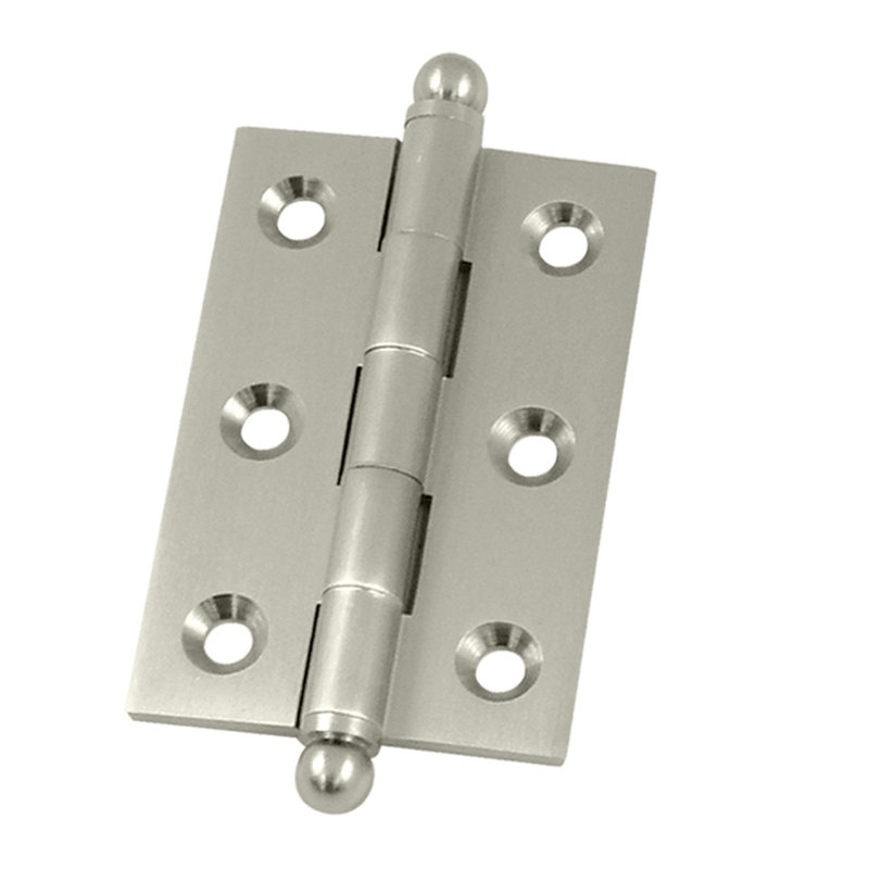 2.5'' x 1.69'' Butt Bearing Hinge, Brushed Nickel