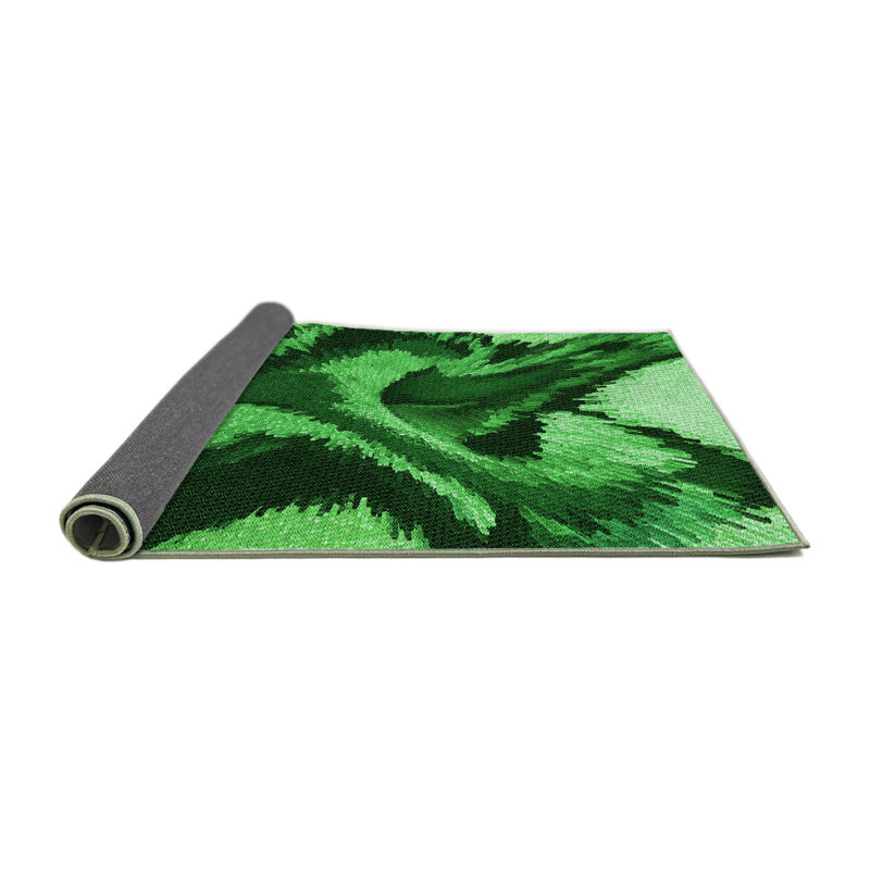 Abstract Indoor Rug, Round 7'