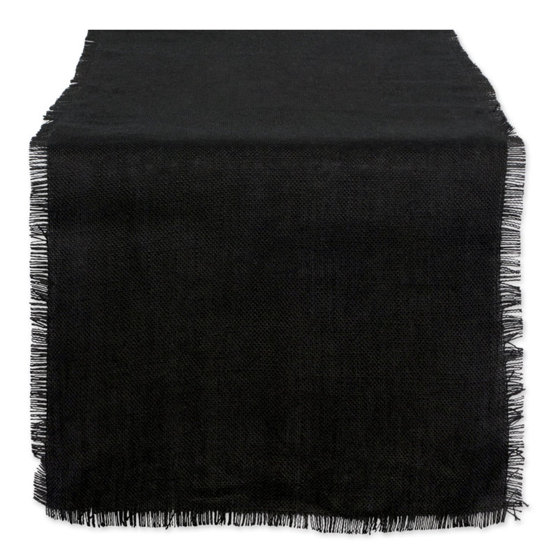 Geoghegan Table Runner, 74" L x 15" W, Black