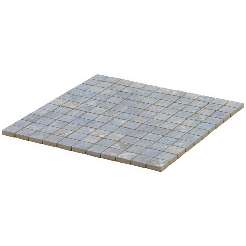 Portrait 1X1 Matte Porcelain Mosaic, Ocean Blue