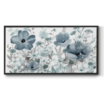 Nature bleue - Toile tendue avec châssis, prête à accrocher