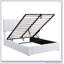 Lit plateforme tapissier avec système de rangement hydraulique-225415732-225415723