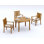 Cahyo Outdoor - Piece Teak Dining Set
