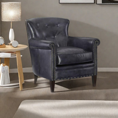 Chaise longue en similicuir de luxe léger
