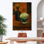 Pan vert et bouteille noire-132983647