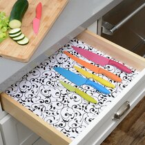 Travelwant Shelf Liner Non-Adhesive Eva Cabinet-Drawer-Liners Cute Decorative Non Adhesive Foam Shelf Liner Paper for Kitchen Cabinets Drawer Dresser