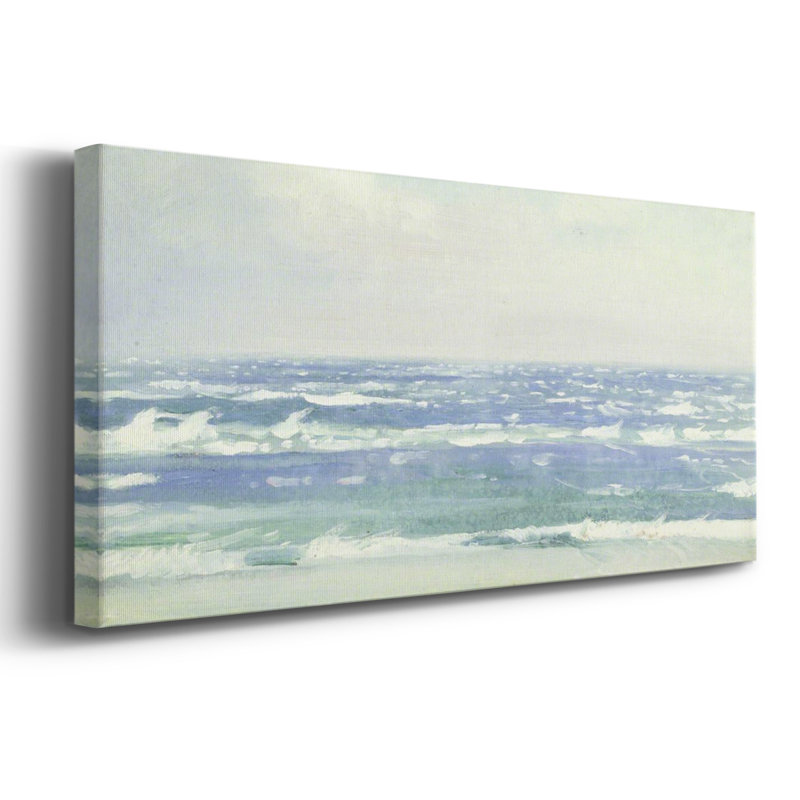 Série nautique-CD XXVI - Toile tendue avec châssis - Prêt à accrocher, H 16 po x l 40 po