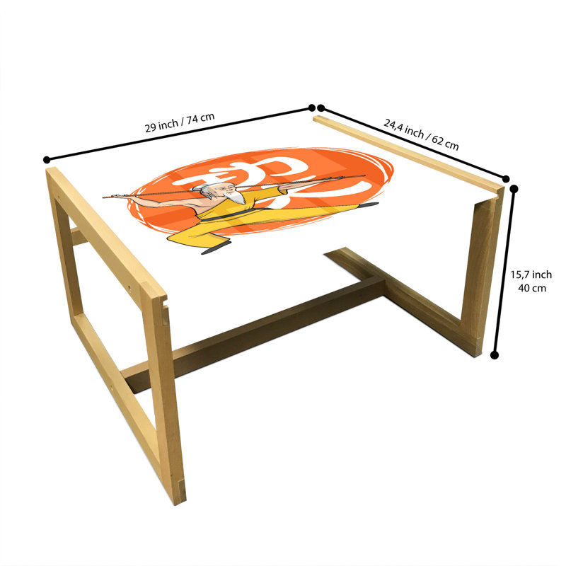 Jakayah Sled Coffee Table, 40cm H x 74cm W x 62cm D