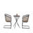 3-Piece Outdoor Wicker Bistro Set