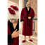  Peignoir en molleton mi-mollet avec poches-236677909-236677918