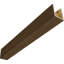 Poutre en bois AmeriCraft, 3 côtés (poutre en U), l 9 1/2 po x H 7 1/2 po x L 72 po, finition espresso, pin teinté-129849565
