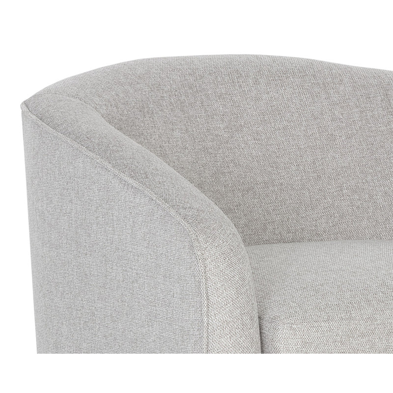 Hazel Swivel Armchair, Belfast Heather Gray
