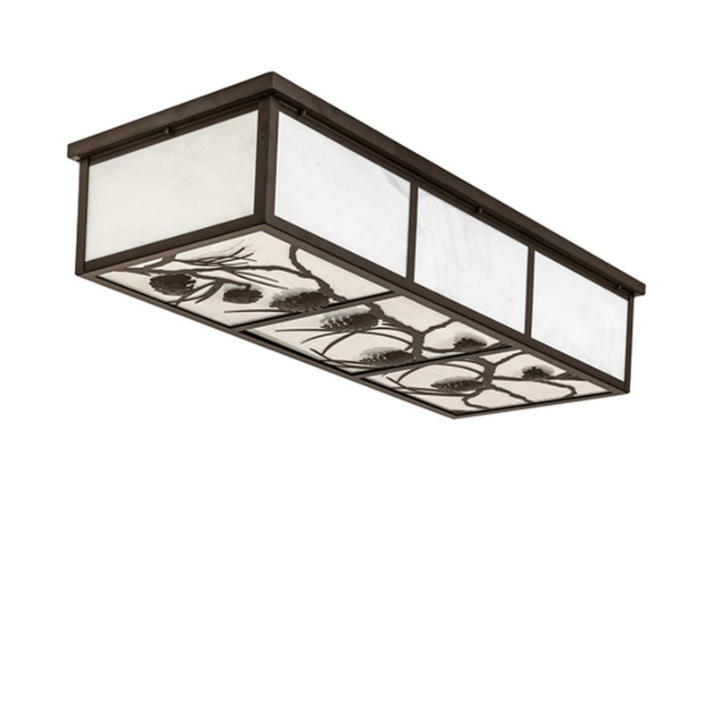 Mountain Pine 6 - Light Flush Mount