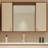 French style retro simple bathroom cabinet