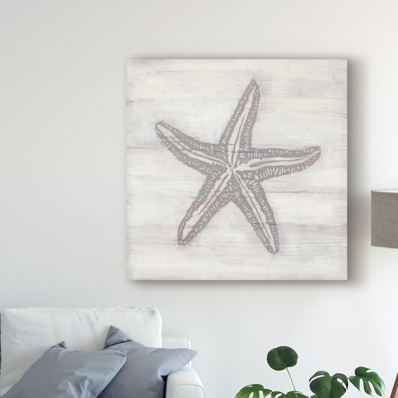 «Driftwood Silhouette I» par June Erica Vess - reproduction d'art sur toile, H 35 po x l 35 po x P 2 po