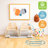 ECR4Kids Stackable Wooden Toddler Chair, 6in, Montessori Furniture, 2-Pack-100511058-100511057