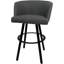Tabouret de bar pivotant en métal Karimah-1389656965-1389656964