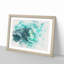 Surfing in Hawaii - Picture Frame Graphic Art Print-56877604-56877603