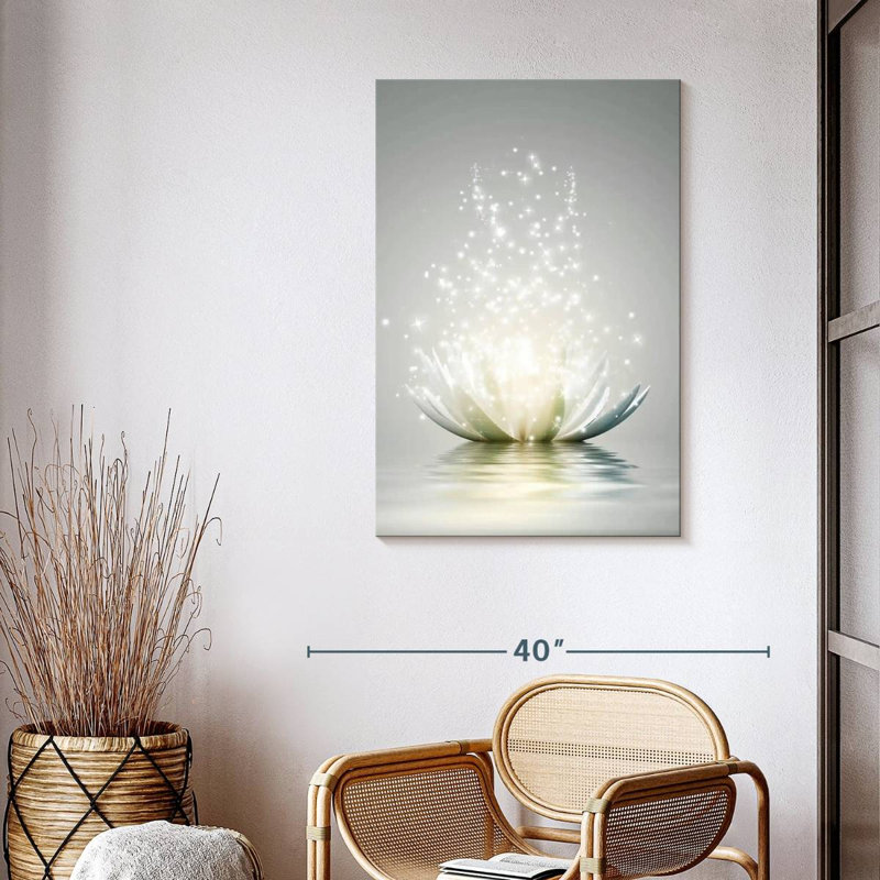 Sur toile, H 26 po x l 39 po x P 1,25 po