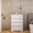  4 Drawer Dresser with No Handle Design - White-1921165998