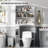  Over The Toilet Storage Cabinet, Over Toilet Bathroom Organizers With Adjustable Shelf And Glass Doors, Bathroom Space Saver Above Washer With Anti-tip Device, White