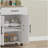 Kitchen Island with Storage Space, Rolling Kitchen Cart with Power Outlets and USB Ports, Microwave Rack with Towel and Spice Rack, White-1191434433