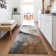 Machine Washable Indoor/Outdoor Xhevrie Paprika Rug