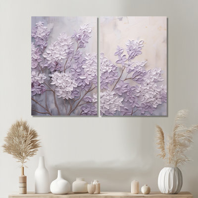 Kalvin - Purple Art Prints On Canvas