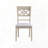 Seven-Piece Dining Set with Cross-Back Chairs and Rectangular Table