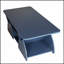 Table basse rectangulaire en bois d'ingénierie aux angles arrondis, avec étagères ouvertes et structure robuste, montage facile pour les salons modernes-858373923
