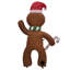 Lighted Inflatable Gingerbread Man Outdoor Christmas Decoration - 5'