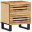 40cm W Steel Bedside Table-101281319