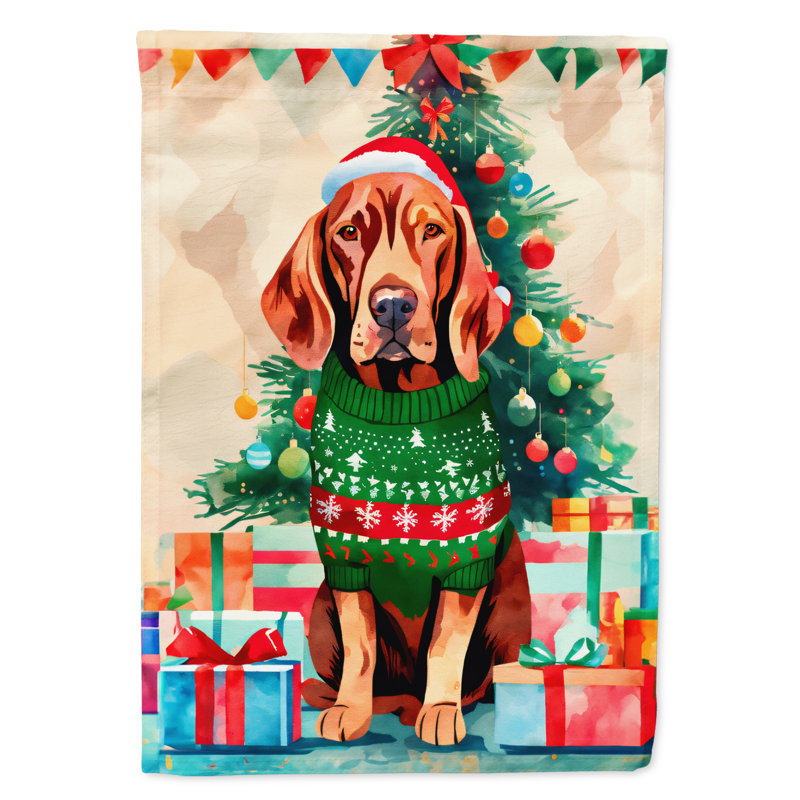 Double Sided Polyester Christmas, 40" H x 28" W
