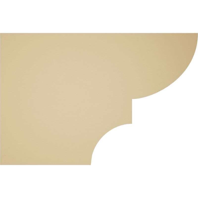 Ridgewood Signature Urethane Rafter Tail, Primed Tan, 8" H x 12" W x 6" D