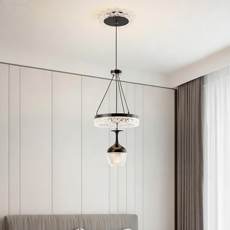 1 - Light Natural Dome Pendant