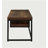 Weathered Oak And Black TV Stand With Shelf | Gift Idea-414006667