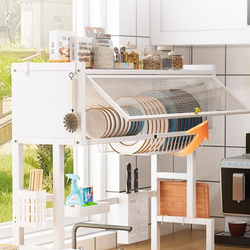Over The Sink Dish Rack, White
