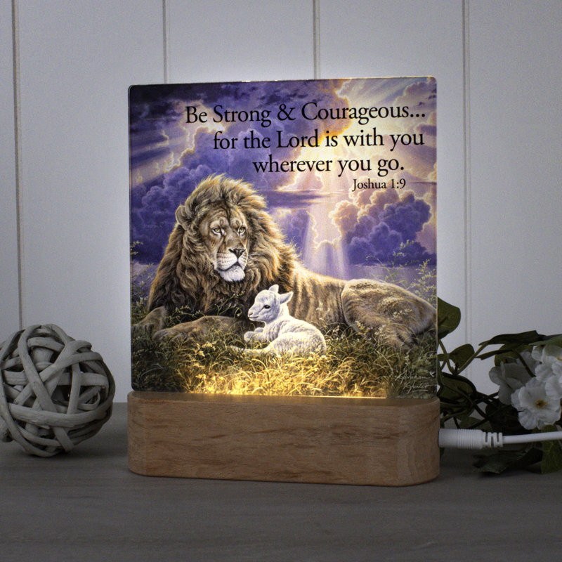 Perfect Peace W/ Scripture Night Light
