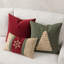 Holiday Ruby Coordinated Set of 3 Indoor & Outdoor Throw Pillows-1180981725