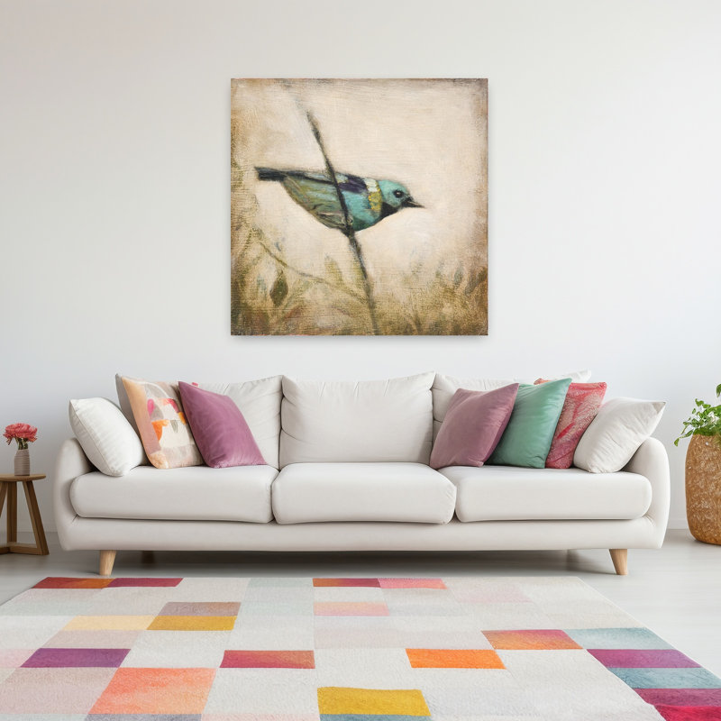 Art mural contemporain Dryad, H 48 po x l 48 po