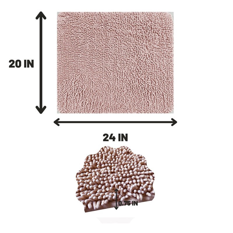 Casaculina Bathroom Rug 1 Piece (20X24 Inch) | Wayfair