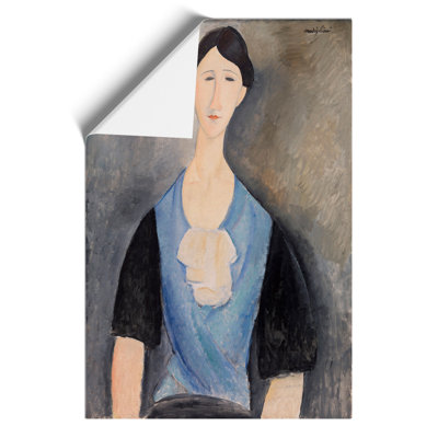 Portrait Of A Woman Vol.6 by Amedeo Modigliani - No Frame Painting