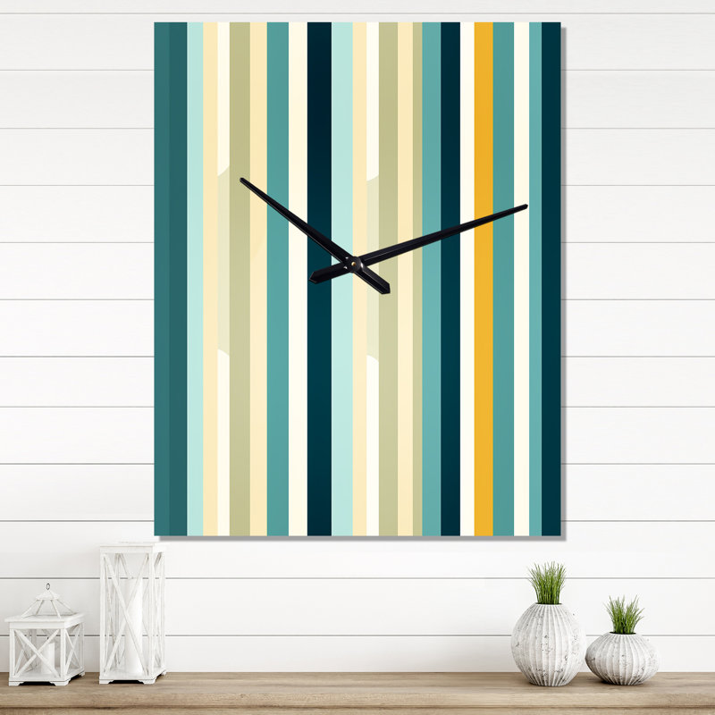 Jaquilyn - Horloge murale moderne, H 40 po x l 10 po x P 1 po