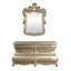 Commode double 6 tiroirs avec miroir Nelds