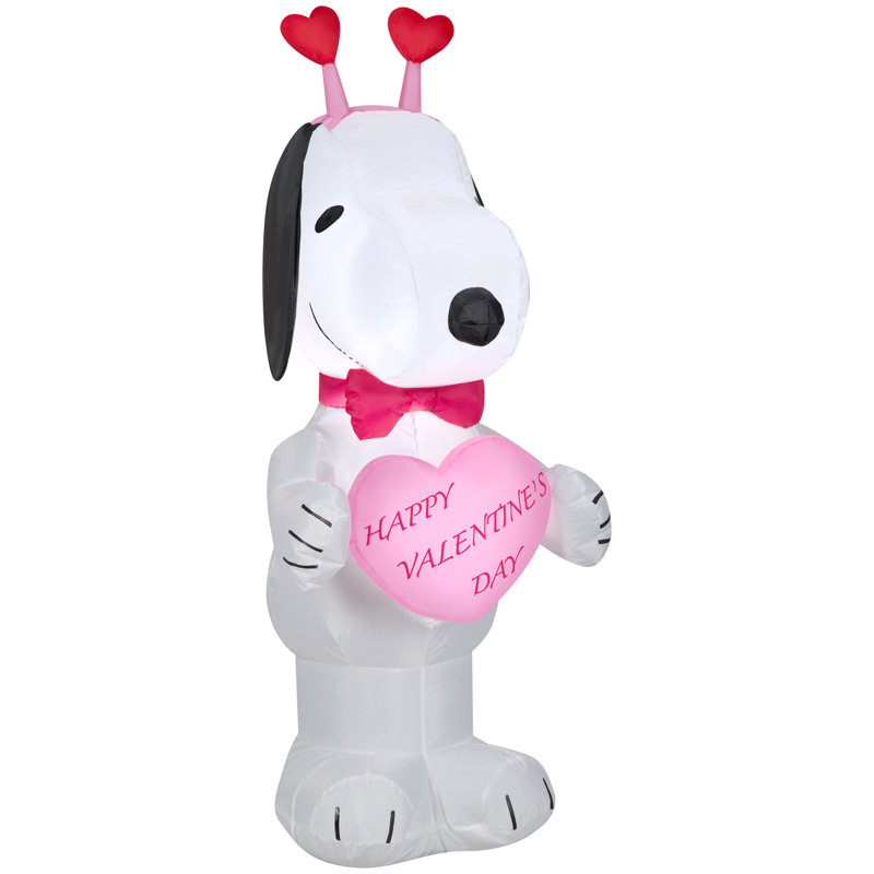 Gonflable avec serre-tête Snoopy avec Heart