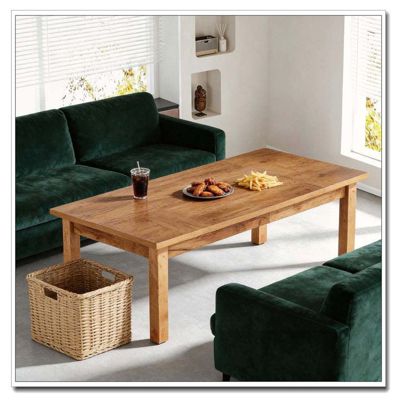 Rustic Table Walnut Finish Elegant Versatile Outdoor Dining